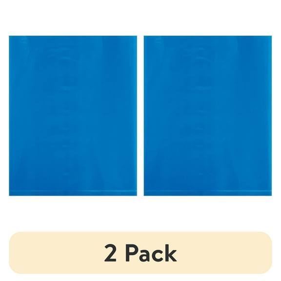 Office Depot® Brand Flat 2-Mil Poly Bags, 8" x 10", Blue, Case Of 1,000