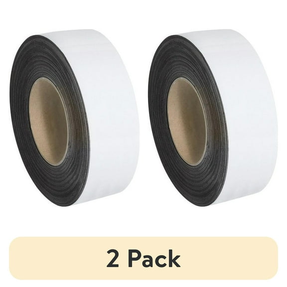 (2 pack) Office Depot® Brand Magnetic Warehouse Label Roll, LH157, 2" x 100', White