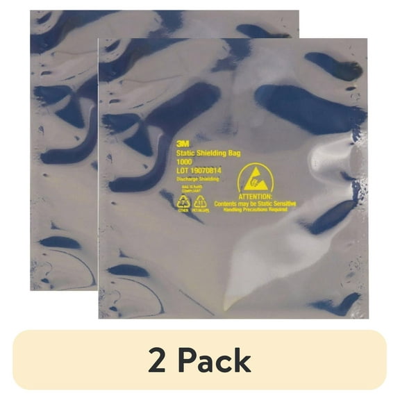 Office Depot® Brand Open End Static Shielding Bags, 6 x 6", Transparent, Case Of 100