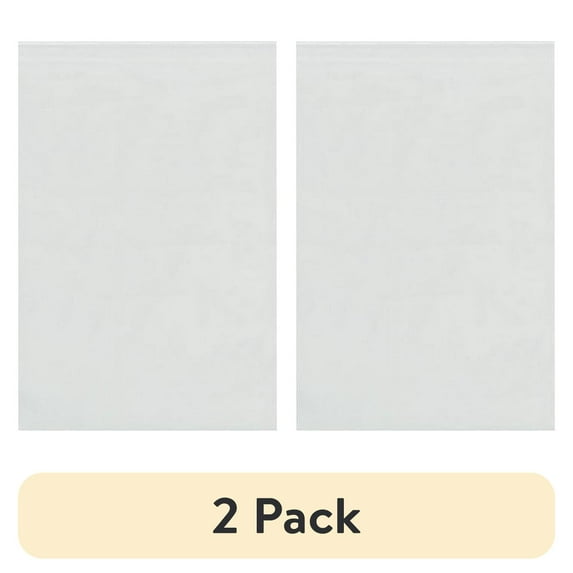 (2 pack) Office Depot® Brand Reclosable 2-mil Poly Bags, 16" x 16", Clear, Case Of 500