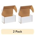 thumbnail image 1 of (2 pack) Office Depot® Brand White Outside Tuck Mailers, 10 5/16" x 5" x 5 9/16", Pack Of 50, 1 of 3