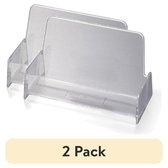 Officemate OIC Business Card Holder, Clear (97832)