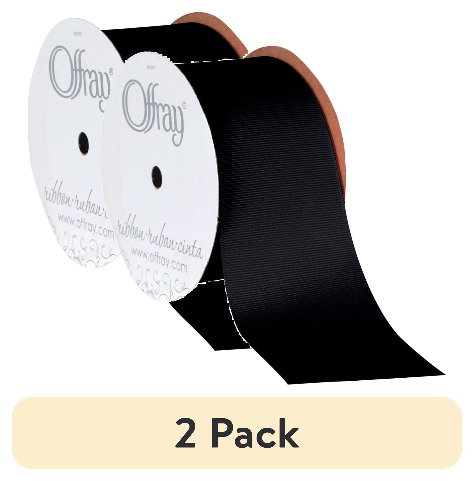 (2 pack) Offray 2.25" x 9' Grosgrain Ribbon, 1 Each