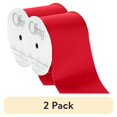 thumbnail image 1 of (2 pack) Offray Ribbon, Red 3 inch Grosgrain Polyester Ribbon, 9 feet, 1 of 10