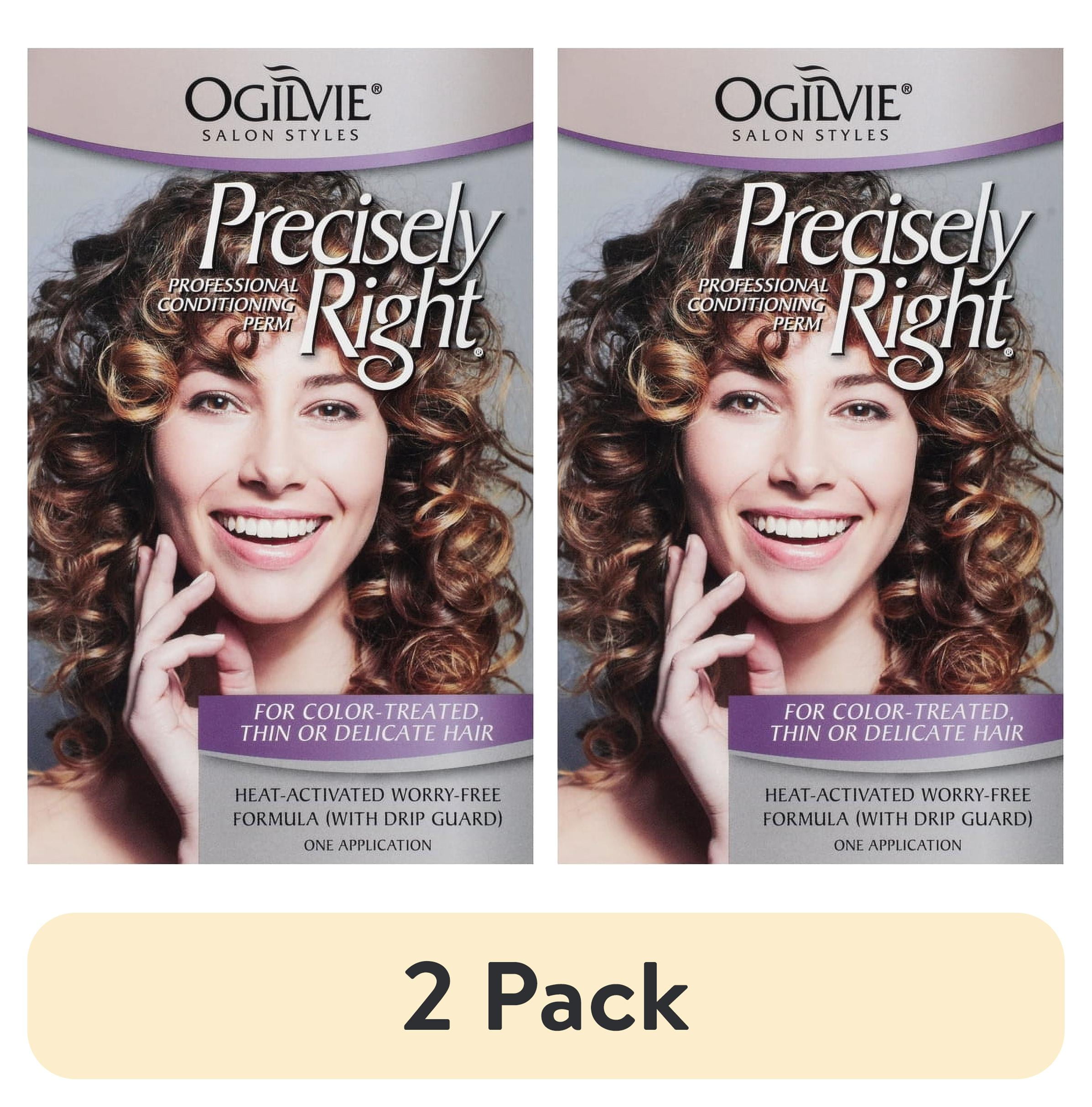 2 pack) Ogilvie Precisely Right Hair Conditioning Perm for Color