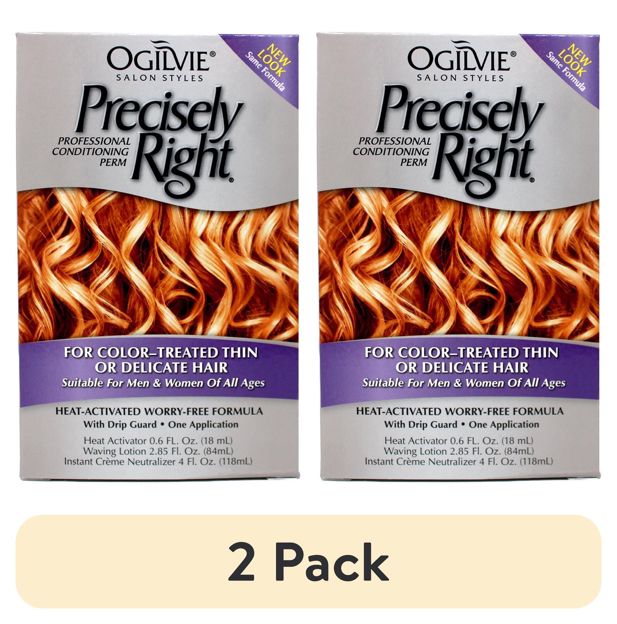 (2 pack) Ogilvie Precisely Right Perm Color-Treated, Thin or Delicate Hair 1 ct Ea