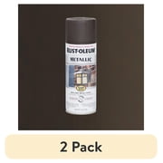 2 pack Oil Rubbed Bronze, Rust-Oleum Stops Rust Metallic Spray Paint-248636, 11 oz