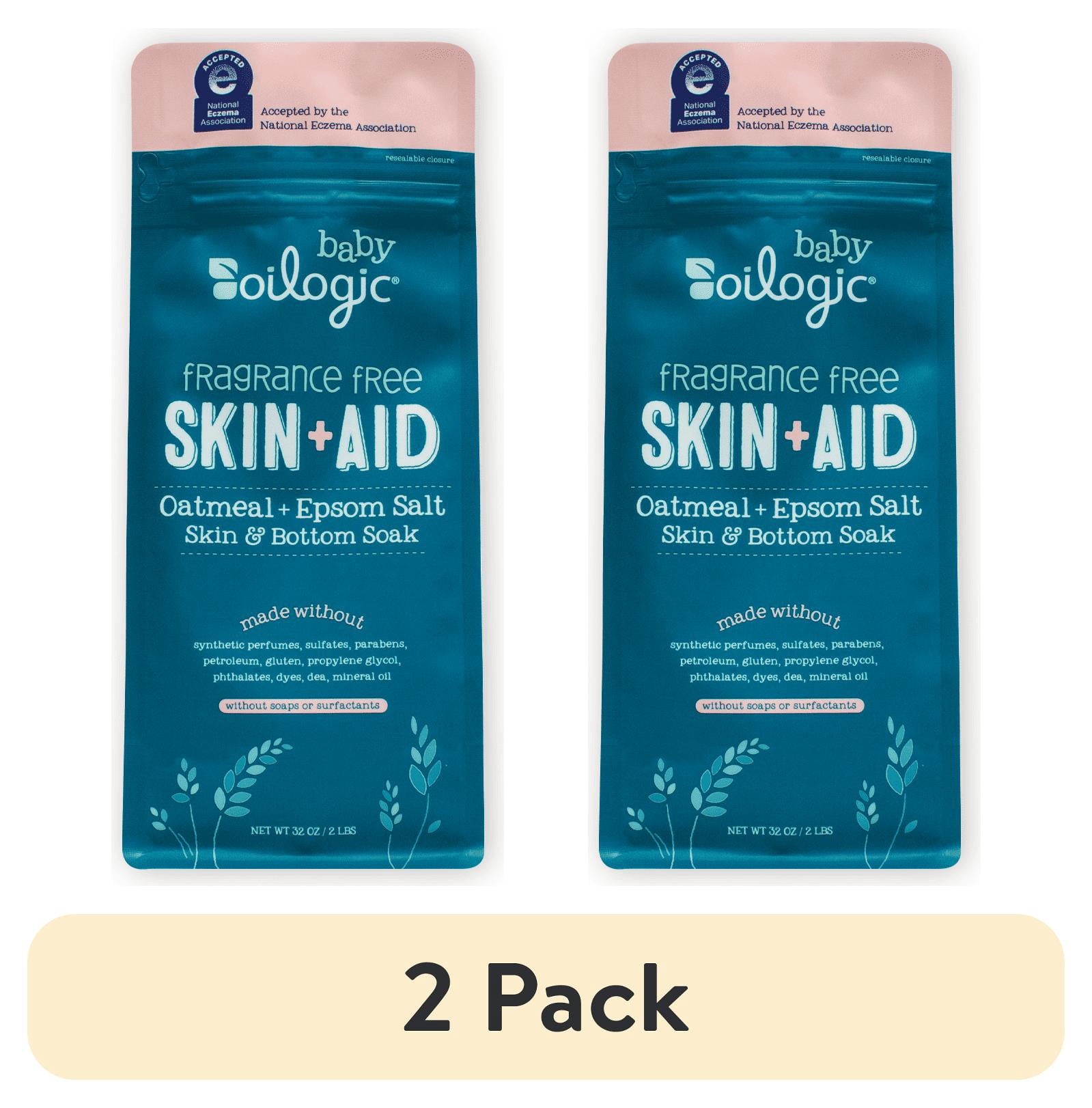 (2 pack) Oilogic Skin+Aid Bottom and Skin Soak, 32 oz