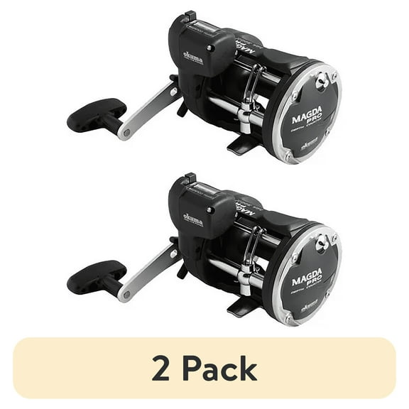 (2 pack) Okuma Magda Pro Line Counter 30DX Fishing Reel