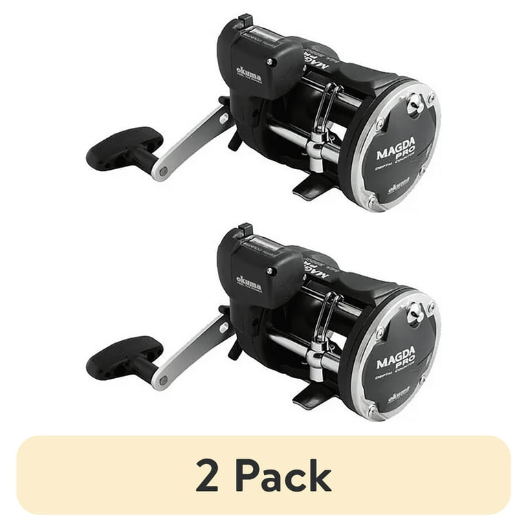 2 pack) Okuma Magda Pro Line Counter 30DX Fishing Reel - Walmart.com