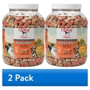 2 pack Ol' Roy Multi Flavored Biscuits for Any Size Dog, 36 oz Tub