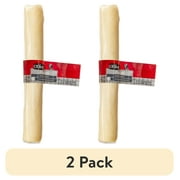(2 pack) Ol' Roy Rawhide 9" Retriever Beef hide Chew for Dogs, Dry, 2.7 oz
