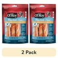 thumbnail image 1 of (2 pack) Ol' Roy Rawhide Free Wrapped Rolls with Chicken for Any Size Dogs, Dry, 8.47 oz Bag, 4 Count, 1 of 11