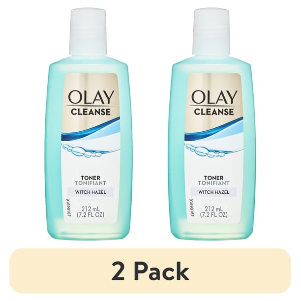 2 pack) Olay Cleanse Witch Hazel Face Toner, Everyday Care for