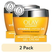 2 pack Olay Vitamin C Brightening Light Weight Moisturizer, Hydrates & Evens Tone, 1.7 oz