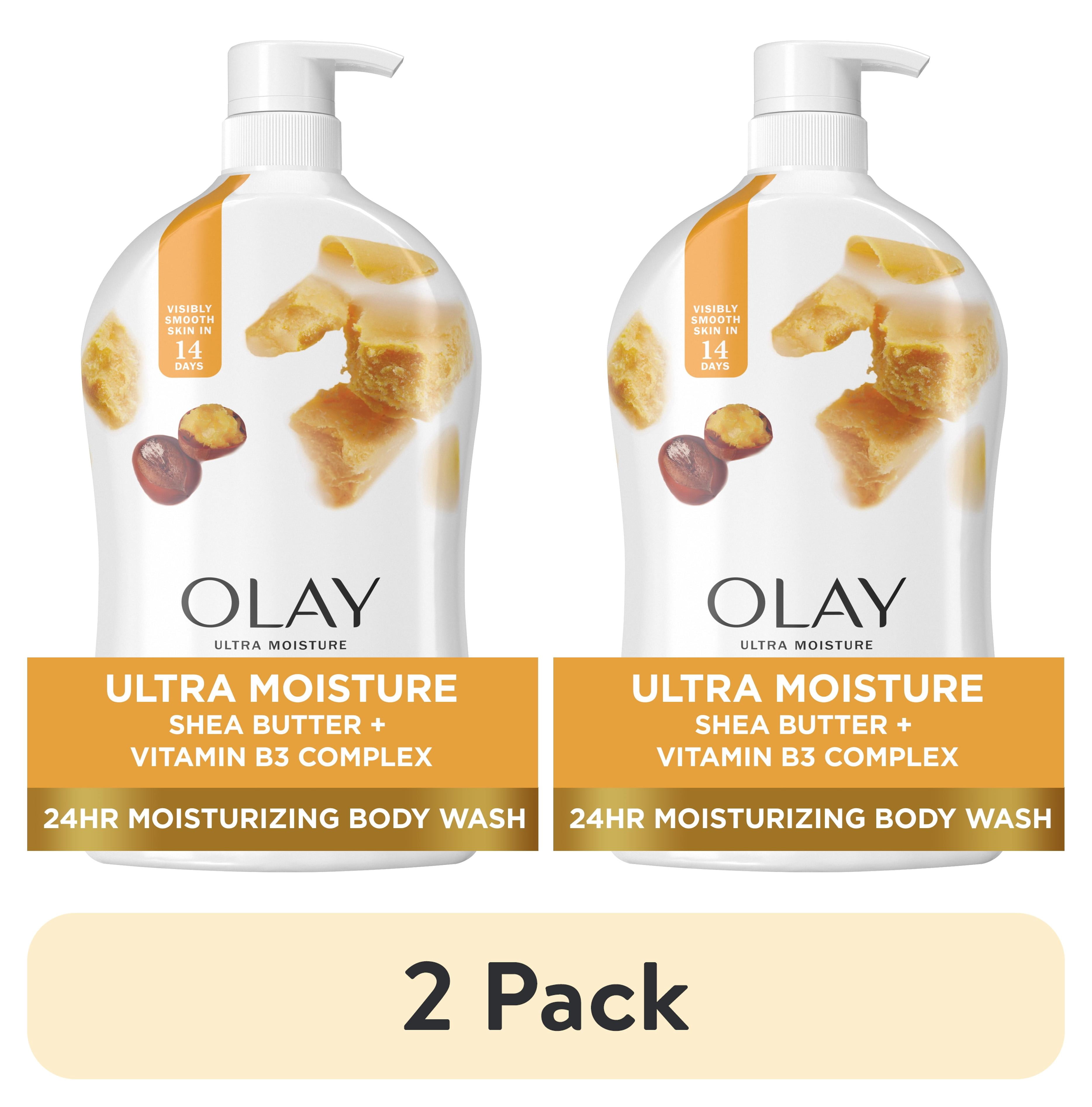 (2 pack) Olay Ultra Moisture Body Wash with Shea Butter, 33 fl oz