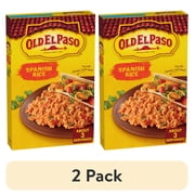 (2 pack) Old El Paso Spanish Style Rice Mix, Side Dish, 7.6 oz