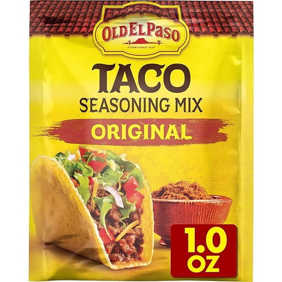 (2 pack) Old El Paso Taco Seasoning Mix, Original Flavor, 1 oz.