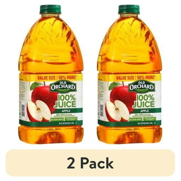(2 pack) Old Orchard 100% Apple Juice, 96 Fl. Oz.