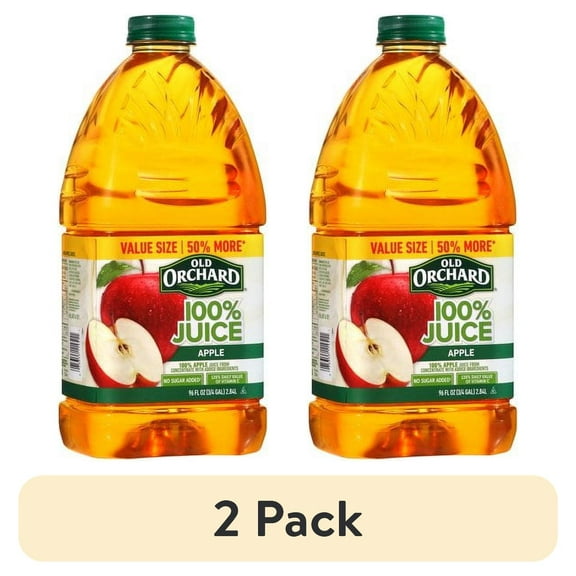 (2 pack) Old Orchard 100% Apple Juice, 96 Fl. Oz.