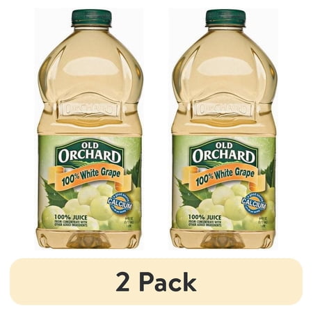 (2 pack) Old Orchard 100% White Grape Juice, 64 Fl. Oz.