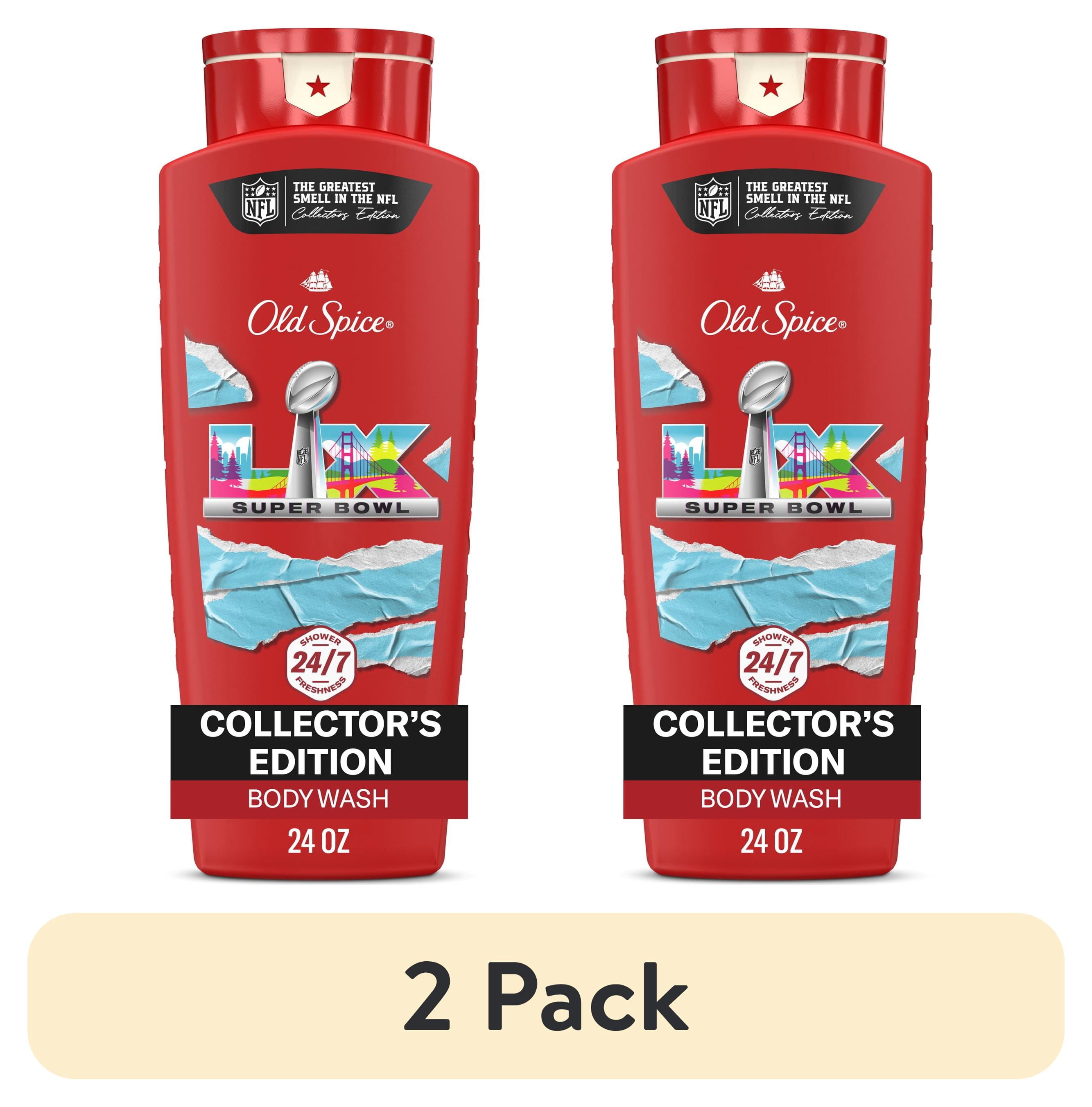 (2 pack) Old Spice Body Wash, Super Bowl LX, 24oz