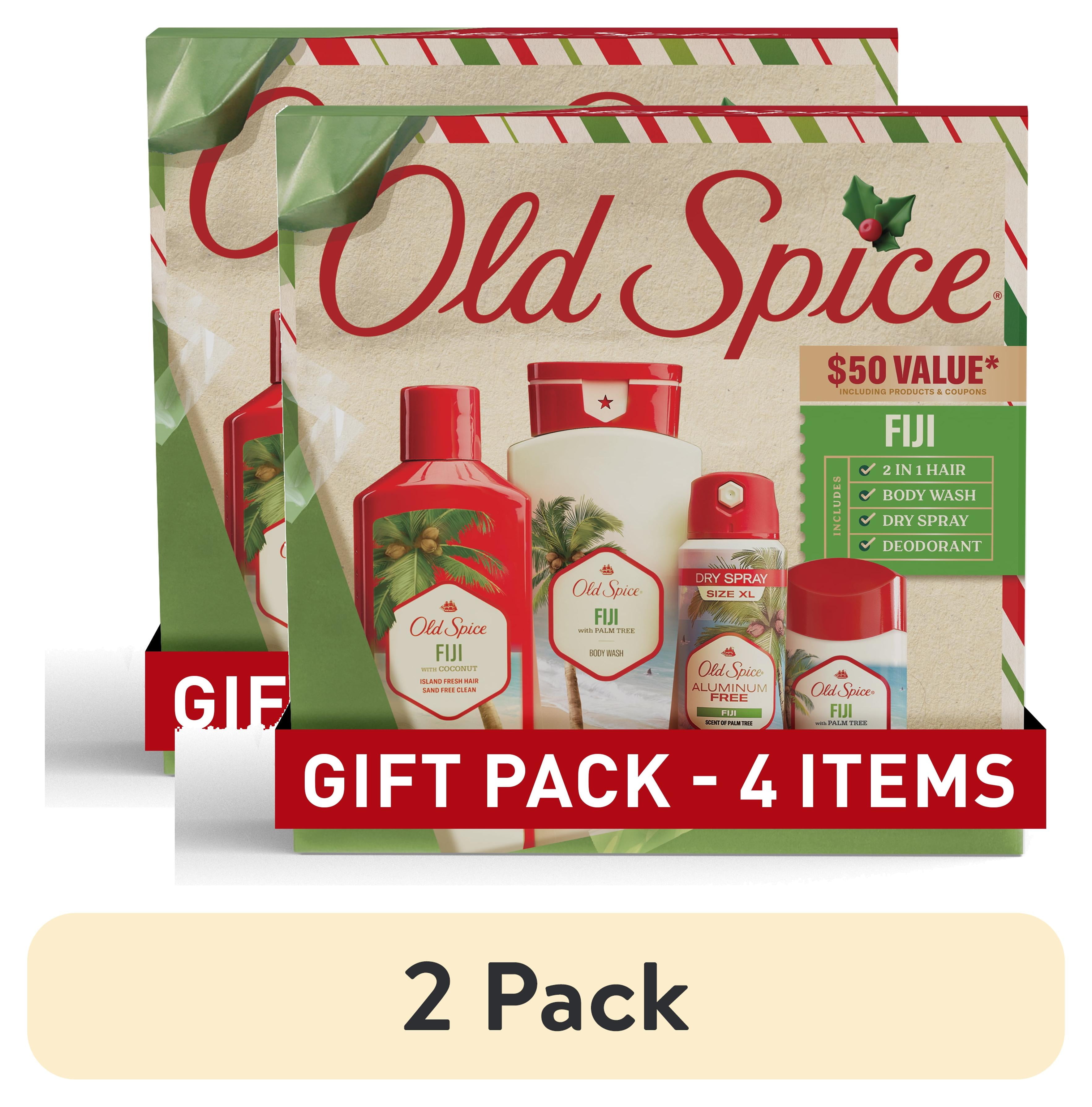 Old Spice Dry Cream FRESH 45g 7個セット 2 pack) Old Spice Holiday Gift Pack for Men, Fiji Scent, Body Wash