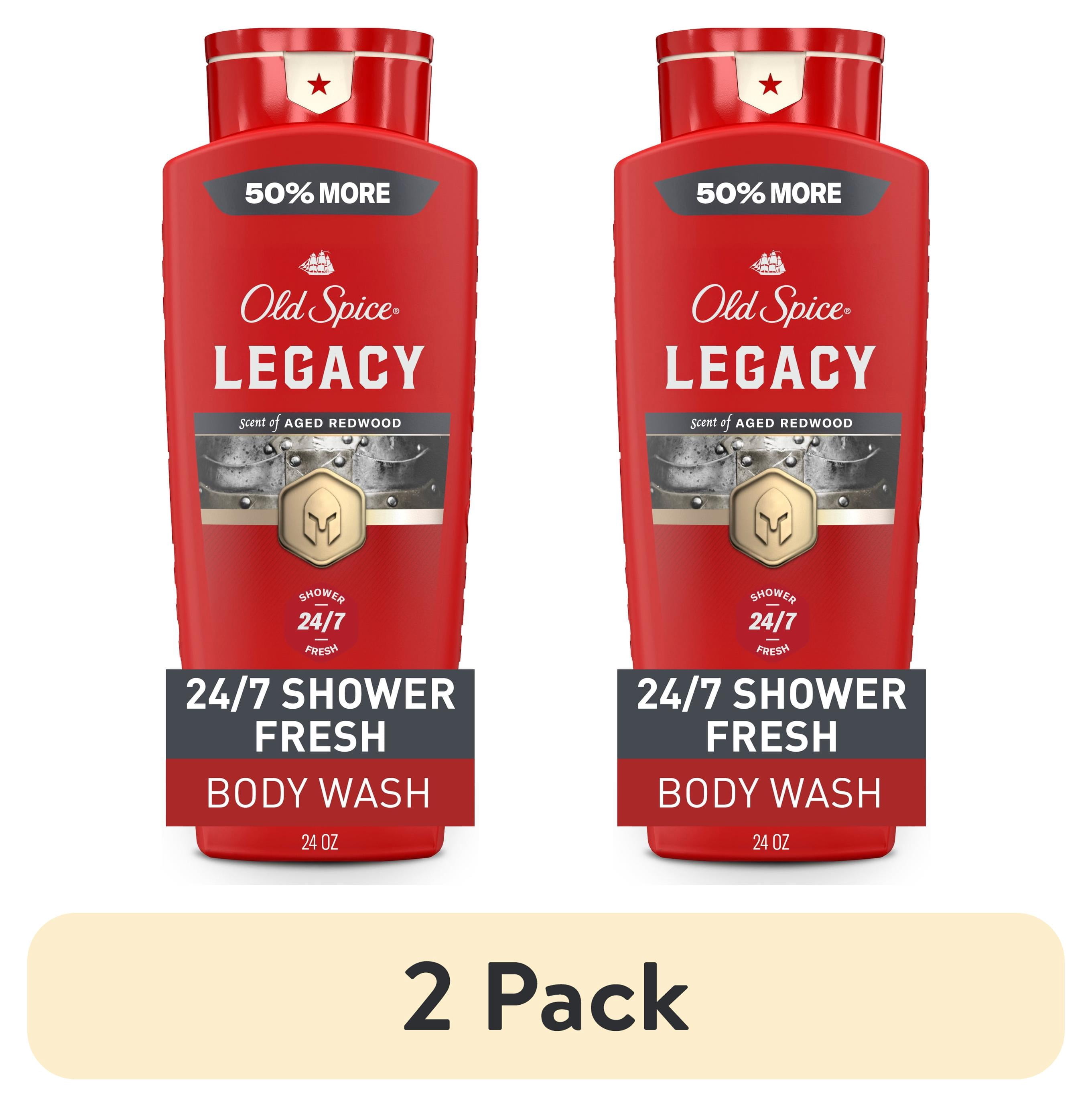 (2 pack) Old Spice Red Collection Body Wash for Men, Legacy Scent, 24oz (709ml)