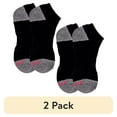 thumbnail image 1 of (2 pack) On the Go Women's Low Cut Socks (Black Light Grey Marled Heel Toe, 2 Pair), 1 of 2