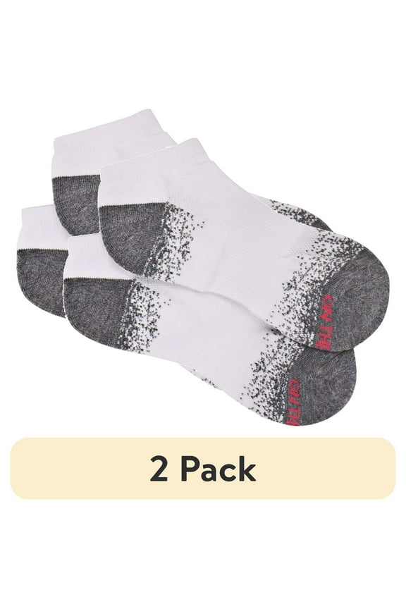 (2 pack) On the Go Women's Low Cut Socks (White Light Pink Horizontal Stripes Arch, 2 Pair)