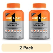 2 pack One A Day Multivitamin for Women 50 and Over, Women s Vitamins for Bone Health, 200 Count