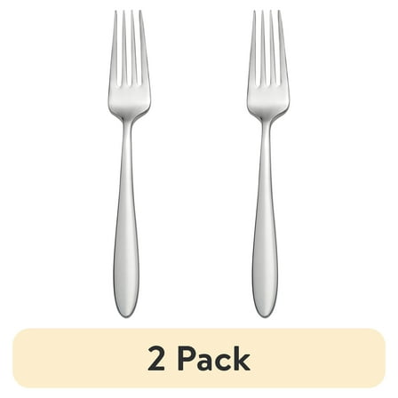 (2 pack) Oneida Solefield Stainless Steel Salad Fork