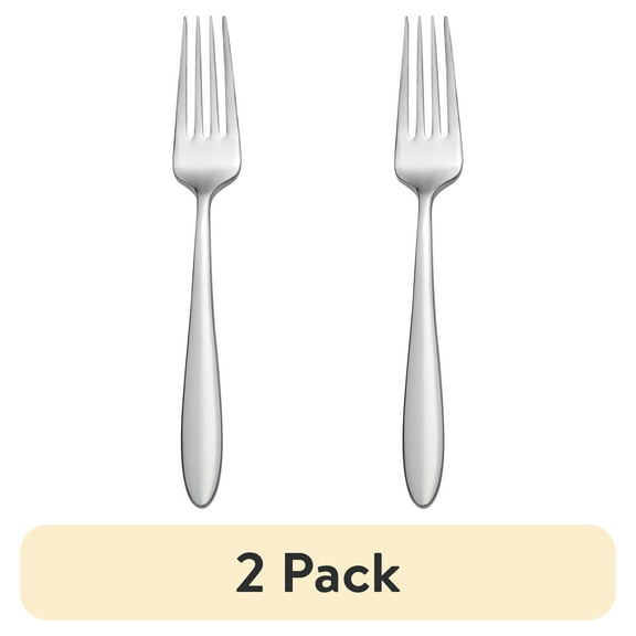(2 pack) Oneida Solefield Stainless Steel Salad Fork