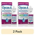 thumbnail image 1 of (2 pack) Opcon-A Eye Allergy Relief Drops for Dry Itchy Red Eye Relief with Antihistamine, 0.5 fl oz, 1 of 8
