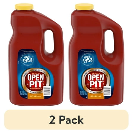 (2 pack) Open Pit Blue Label Original Barbecue Sauce, 156 oz.