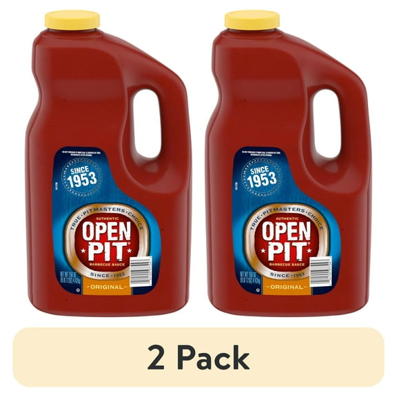 (2 pack) Open Pit Blue Label Original Barbecue Sauce, 156 oz.