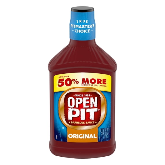(2 pack) Open Pit Blue Label Original Barbecue Sauce, Value Size, 42 oz.