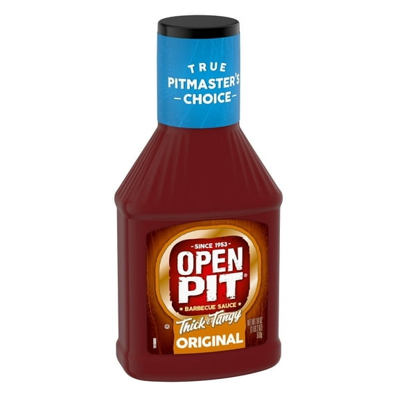 (2 pack) Open Pit Thick And Tangy Original BBQ Sauce, 18 oz.