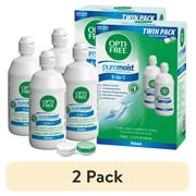 2 pack Opti-Free Puremoist Multi-purpose Contact Lens Solution, Twin Pack