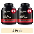 thumbnail image 1 of (2 pack) Optimum Nutrition Gold Standard 100% Whey Protein Powder, Double Rich Chocolate, 3.89 lb, 1 of 13