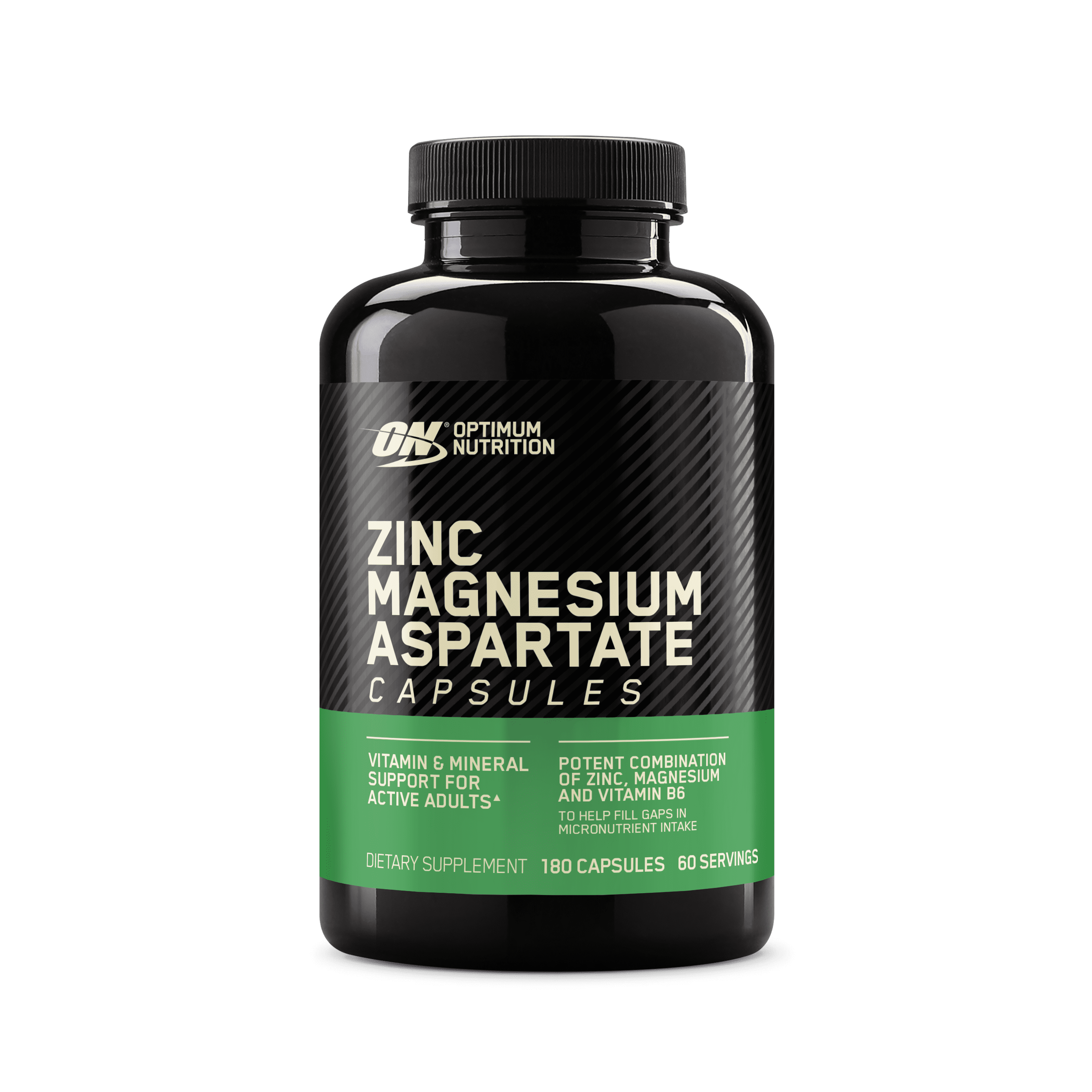 (2 pack) Optimum Nutrition, Zinc Magnesium Aspartate Vitamin, 180 Count