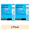 thumbnail interactive-video image 1 of (2 pack) Oral-B Toothbrush Heads, Deep Clean Battery Powered Toothbrush Replacement Brush Heads, 2 Count, 1 of 12