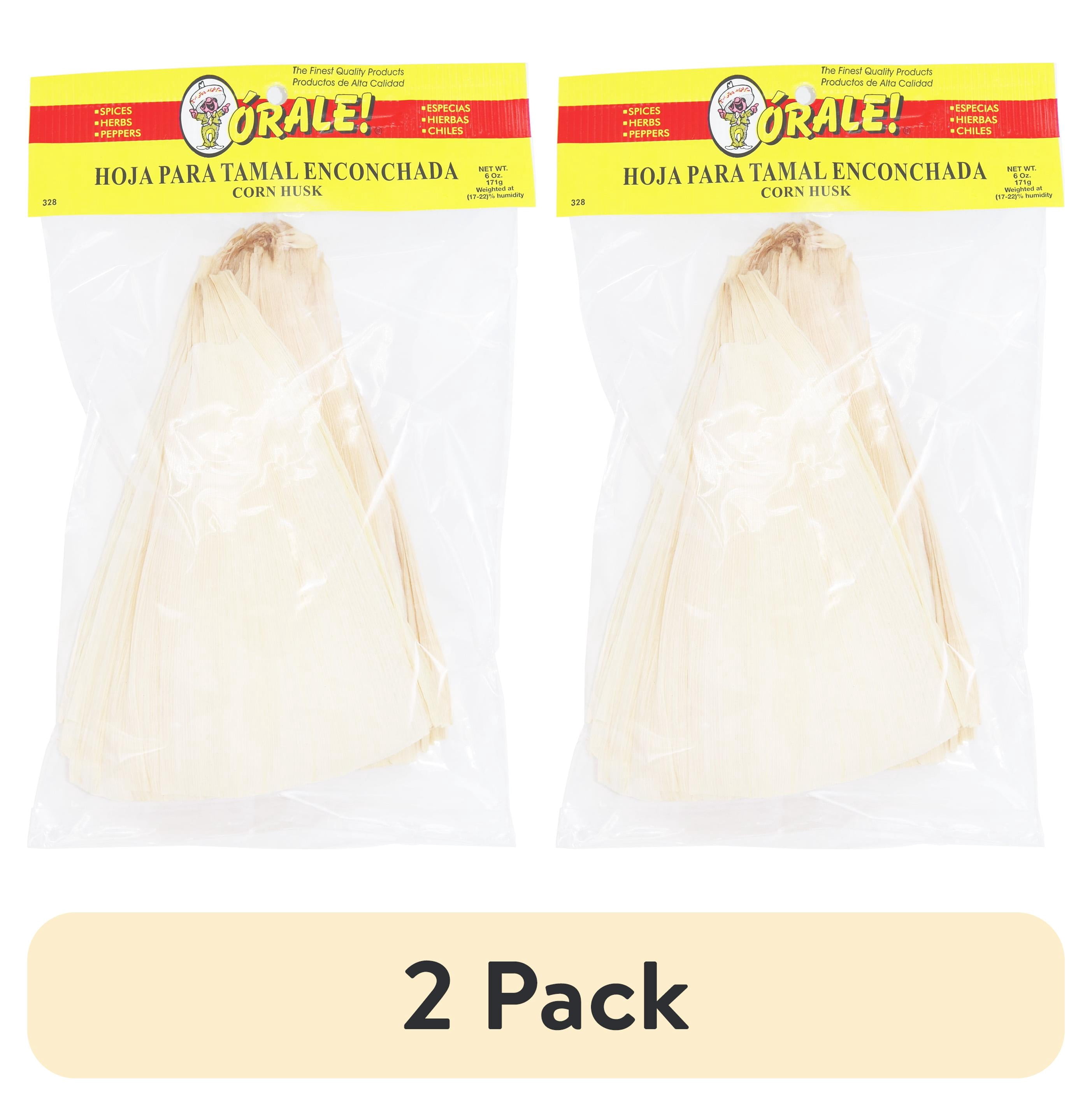 (2 pack) Orale! Corn Husks for Tamales, 14 oz