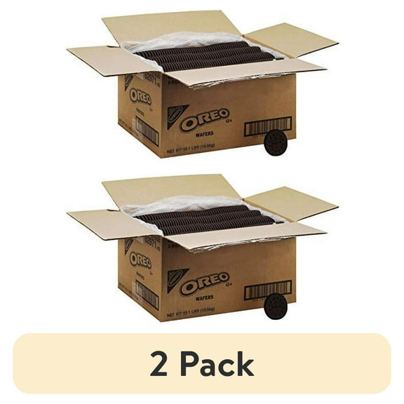 (2 pack) Oreo Chocolate Sandwich Cookies 3-inch Wafers