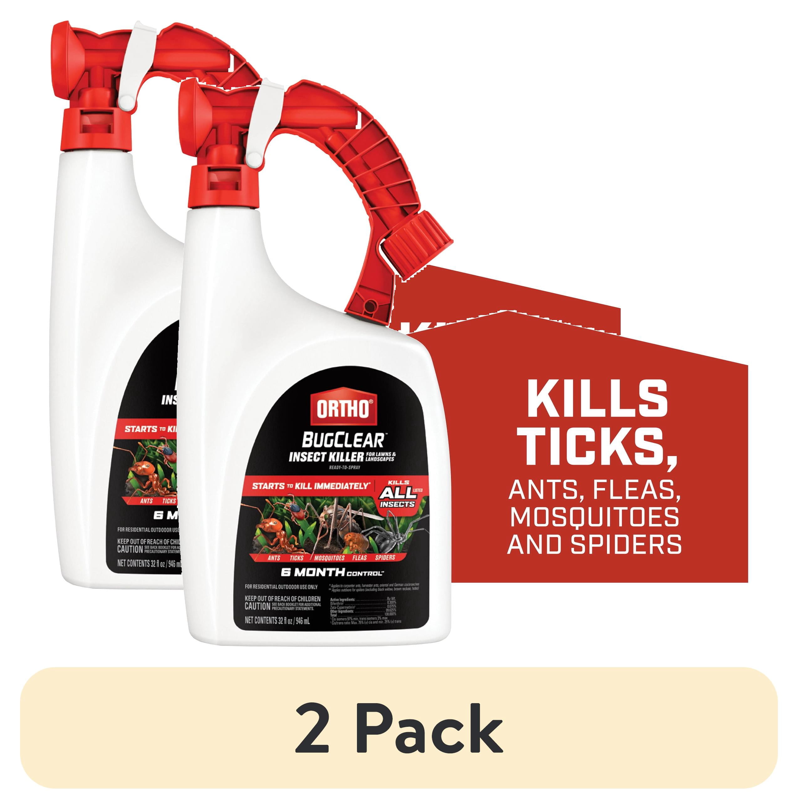 (2 pack) Ortho BugClear Insect Killer for Lawns and Landscapes Ready-to-Spray, 32 oz.
