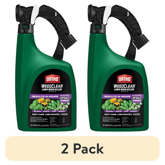 (2 pack) Ortho WeedClear Lawn Weed Killer Ready-to-Spray3 (South) 32 oz.