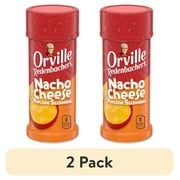 (2 pack) Orville Redenbacher's Nacho Cheese Flavored Popcorn Seasoning, 2.8 oz