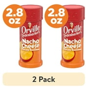 (2 pack) Orville Redenbacher's Nacho Cheese Flavored Popcorn Seasoning, 2.8 oz