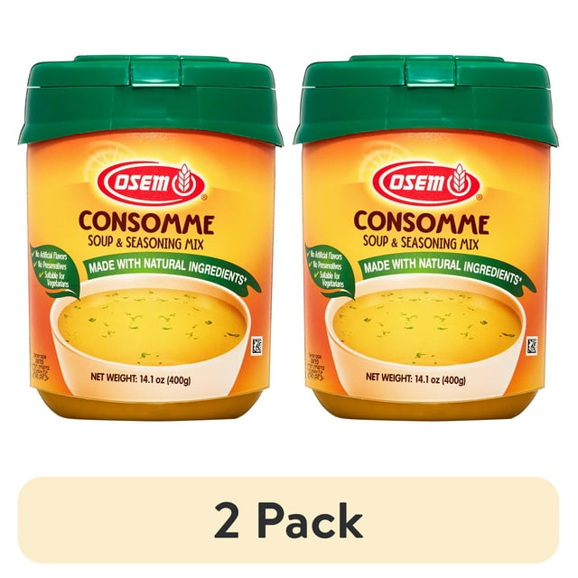 (2 pack) Osem 14.1 oz Consomme Natural Soup Mix