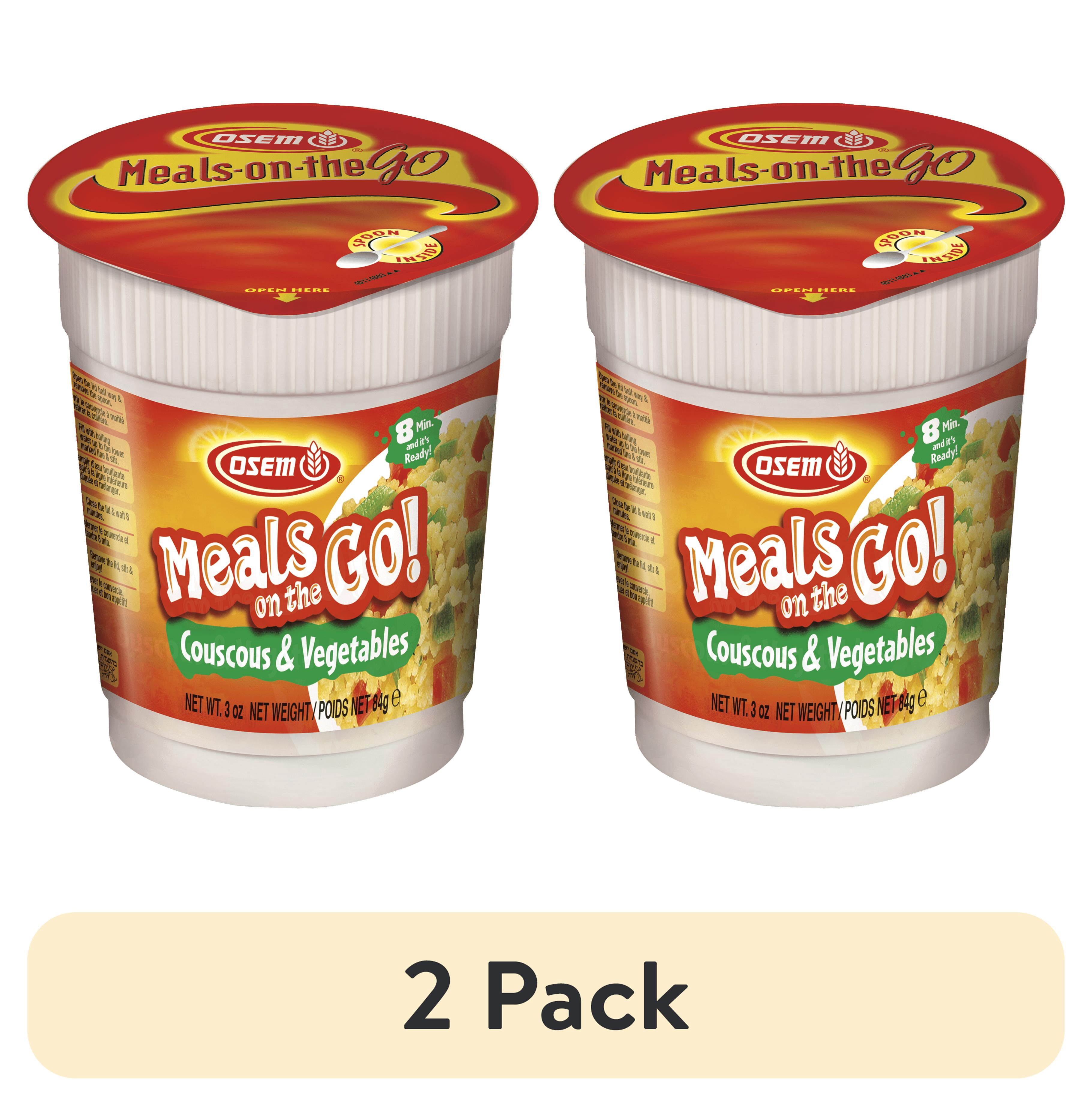 (2 pack) Osem Couscous & Vegetables Meals on the go